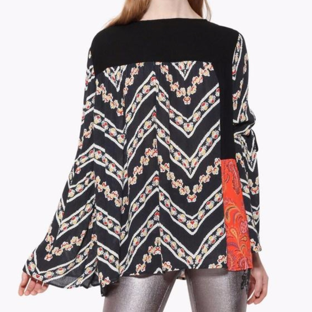 Desigual Carlos Patch Top